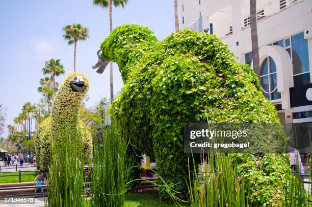 third street promenade in santa monica, ca - third street promenade stock pictures, royalty-free photos & images