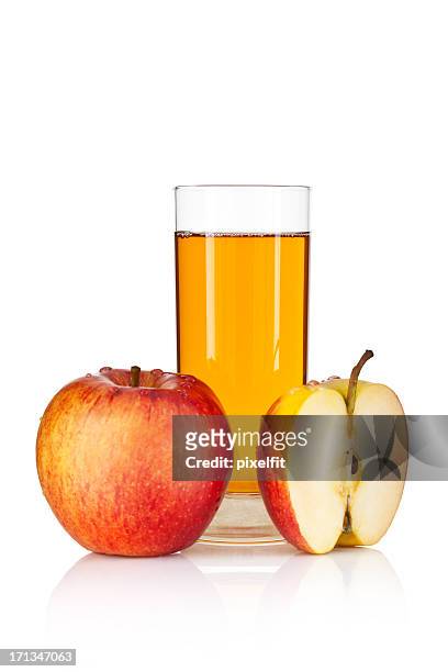 apple juice isolated - apple juice stock pictures, royalty-free photos & images