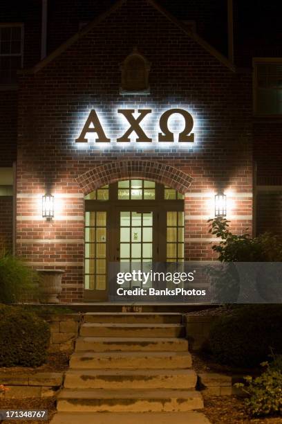 Axo Sign Chi Sign Photos and Premium High Res Pictures - Getty Images