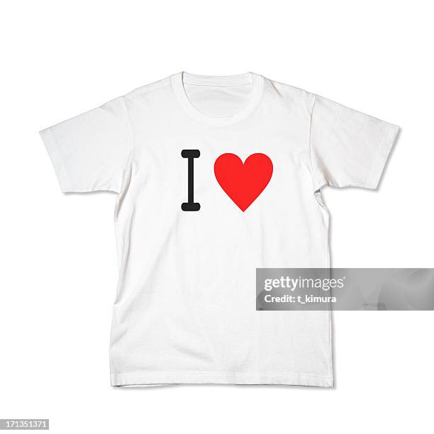 concept-shirt - lettre i photos et images de collection