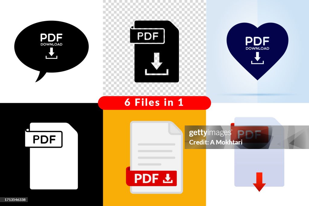 Beatiful Document.pdf Document Pdf High-Res Vector Graphic - Getty Images