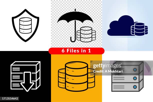 computer security icon. - cloud transparent stock illustrations