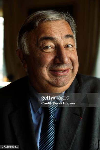 Gérald Larcher, president of the French Senate, in the office of the president of the French Senate, Paris, December 2008.