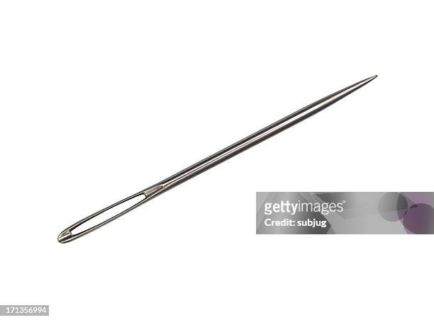 sewing needle - sewing needle stock pictures, royalty-free photos & images