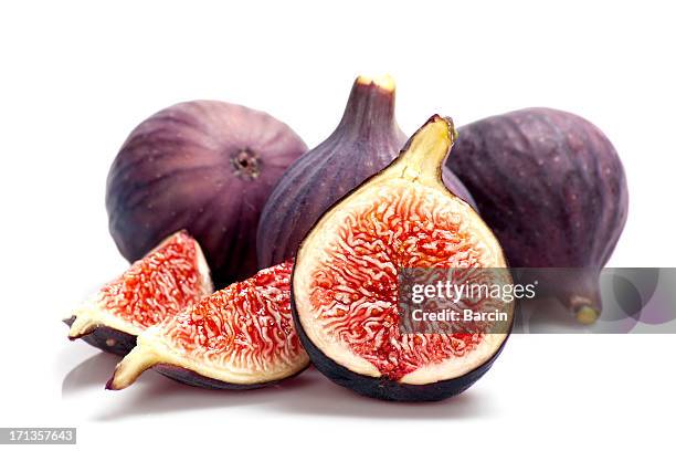 fresh figs - vijg stockfoto's en -beelden