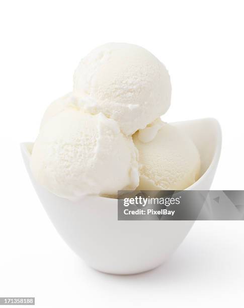 eis-panna - ice cream cup stock-fotos und bilder