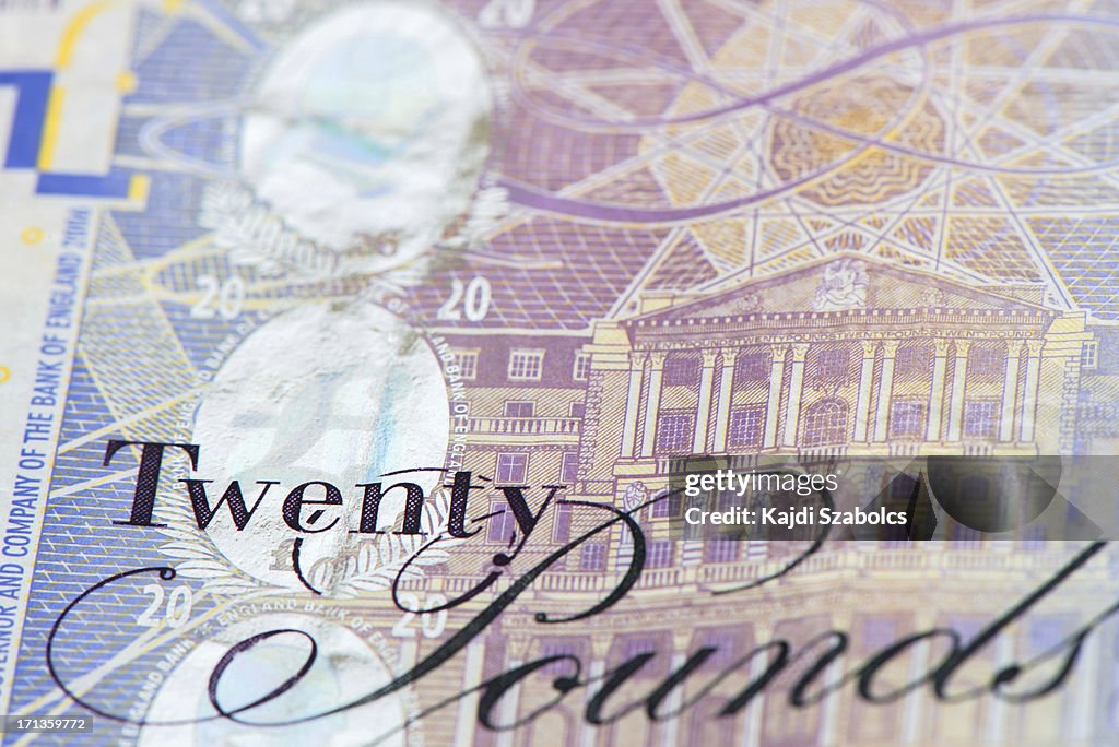 Uk Bank Notes Rear British Bank Notes High-Res Stock Photo - Getty Images
