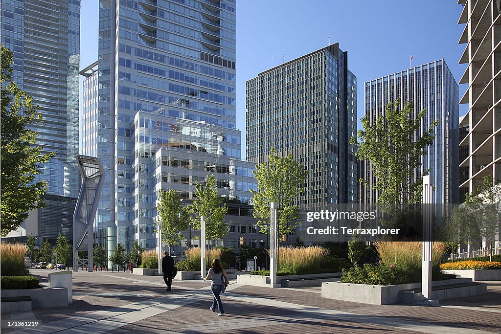 Office Towers In Downtown Vancouver