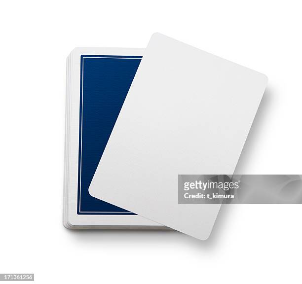 blank playing cards - playing card stock pictures, royalty-free photos & images