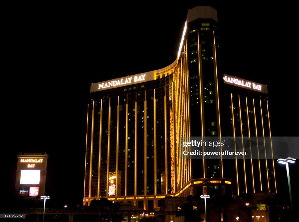 Hôtel et Casino Mandalay de nuit