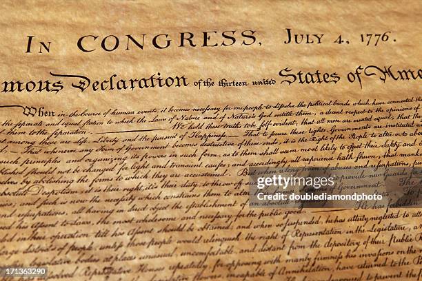 declaration of independence - founding fathers stockfoto's en -beelden