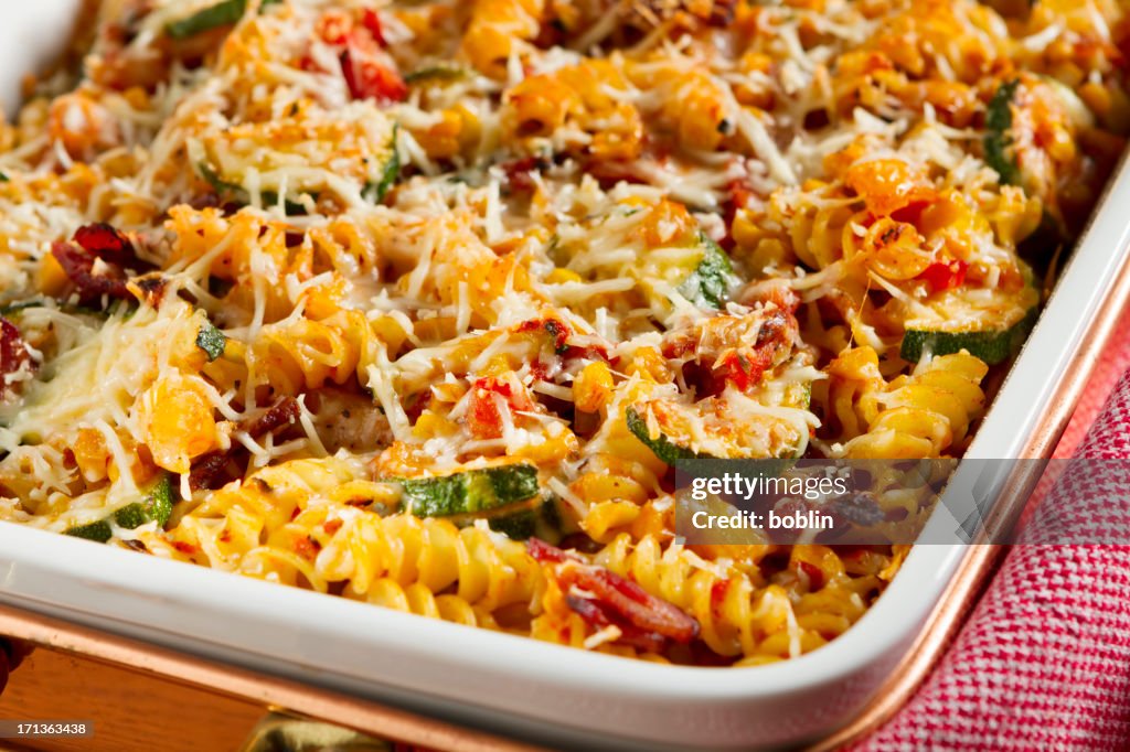 Baked Penne Pasta with Vegetables