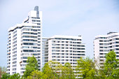 skyscraper multi dwelling apartments