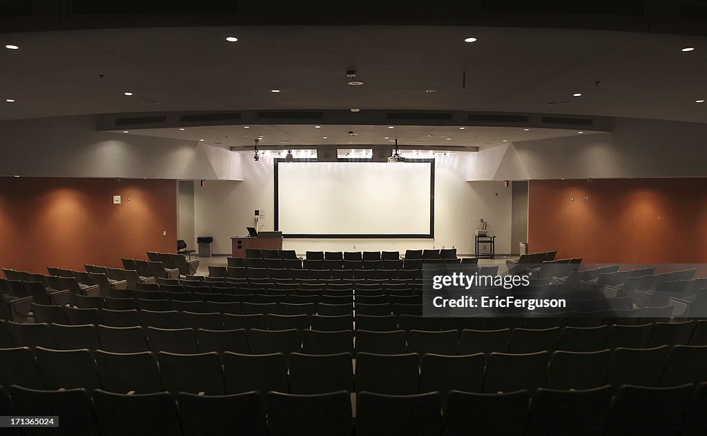 Very Large Modern University Lecture Hall High-Res Stock Photo