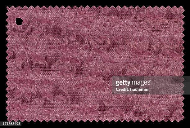red fabric swatch textured background - frayed fabric stock pictures, royalty-free photos & images