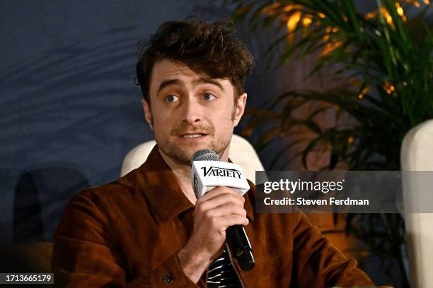 Daniel Radcliffe attends Variety's The Business of Broadway Breakfast presented by City National Bank on October 02, 2023 in New York City.