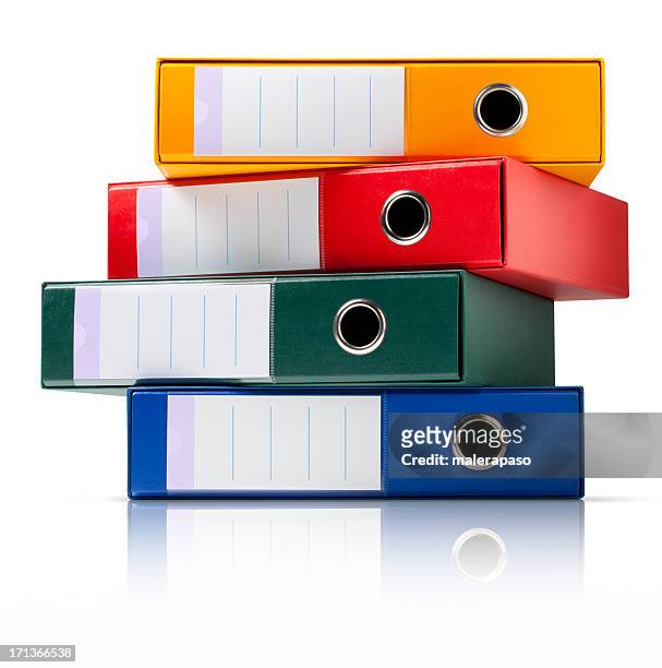 ring binders - filing documents stock pictures, royalty-free photos & images