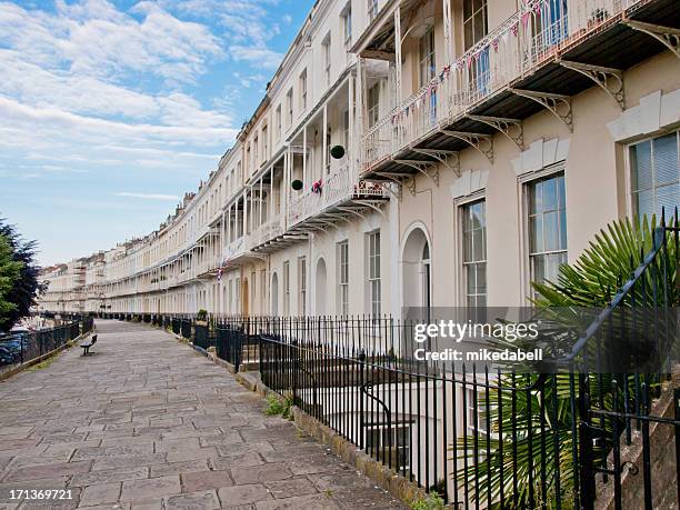 royal york crescent - bristol england stock pictures, royalty-free photos & images