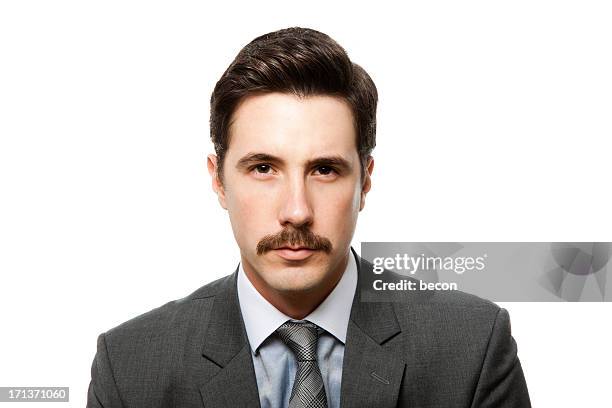 moustache man - moustaches stock pictures, royalty-free photos & images