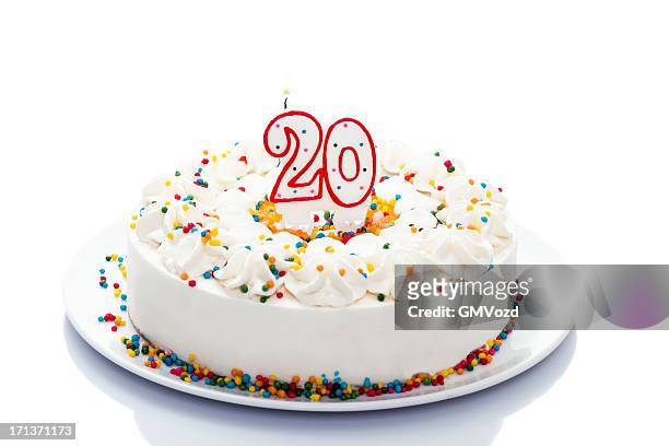 torta di compleanno - 20 24 anni foto e immagini stock