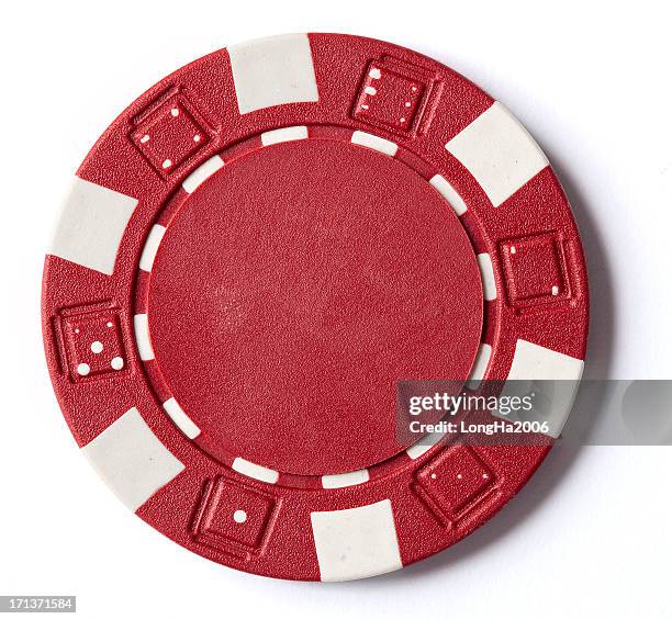 poker chip - red dice stock pictures, royalty-free photos & images