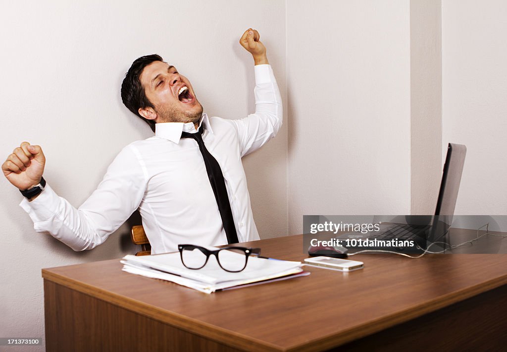 Tired Businessman