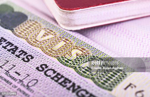 passaporto e visti - emigration and immigration foto e immagini stock