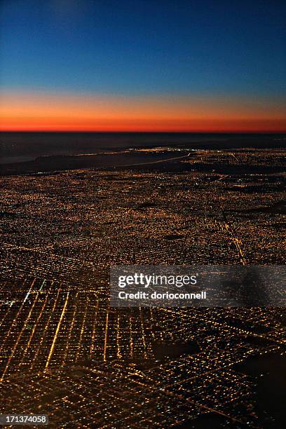 buenos aires morning - buenos aires night stock pictures, royalty-free photos & images