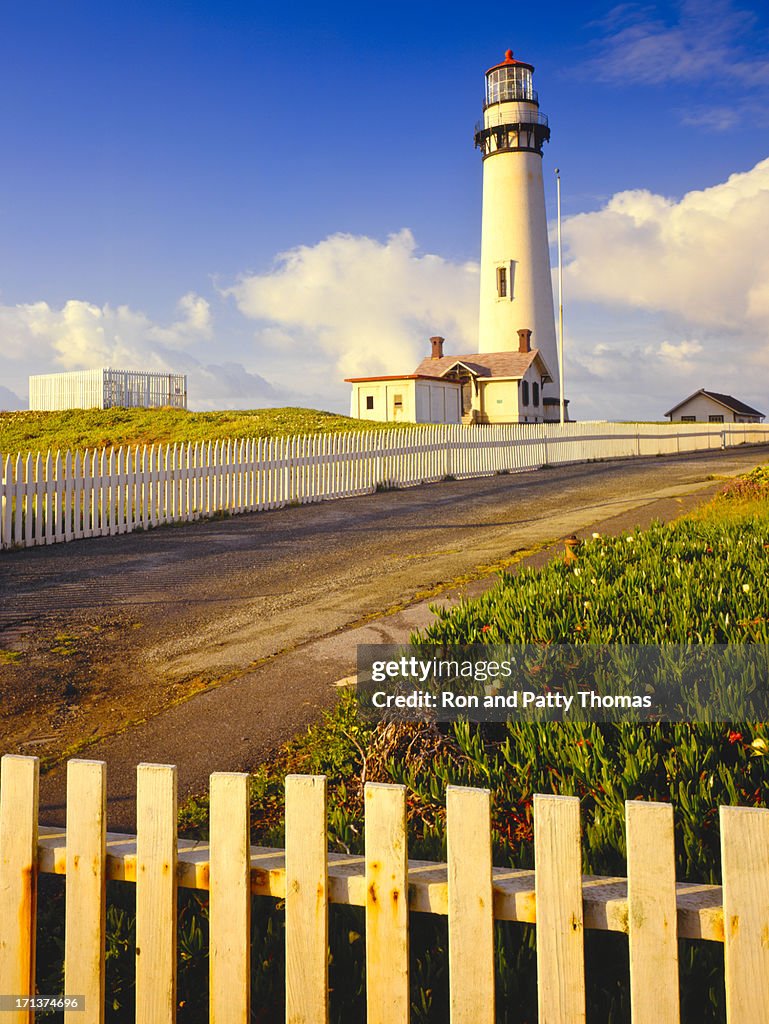 Pigeon Point Lighthouse on California Coastline