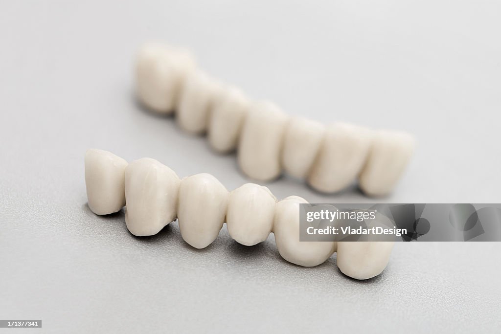 Porcelain crowns, dentistry bridge