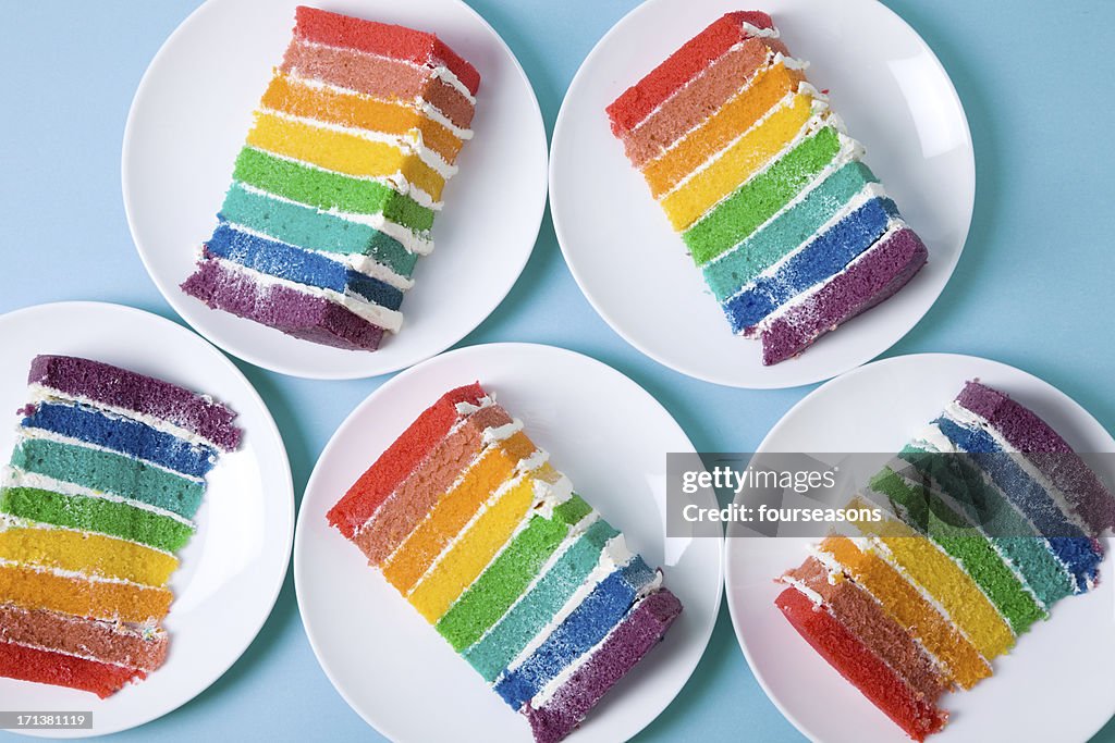 Rainbow tortas
