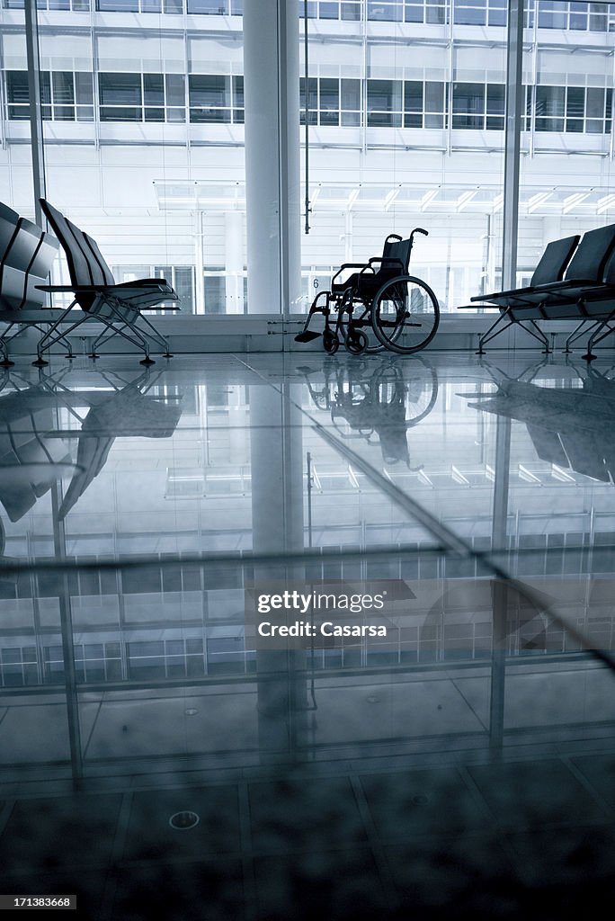 Wheelchair at the airport