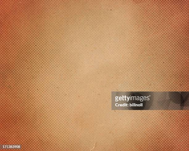 brown antique paper with halftone - grainy paper stock pictures, royalty-free photos & images