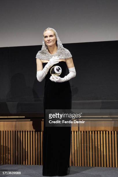 Diane Kruger attends the "Visions" Premiere & Golden Eye Award: Diane Kruger during the 19th Zurich Film Festival at Kongresshaus on October 02, 2023...