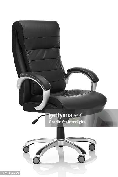 executive office chair - leather office chair stock pictures, royalty-free photos & images