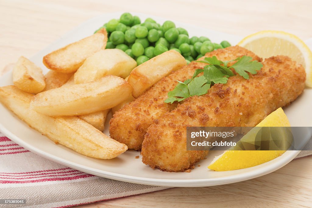 Fish finger dinner