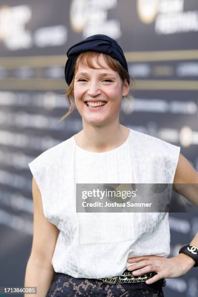 Vicky Krieps attends the photocall of "INGEBORG BACHMANN – REISE IN DIE WüSTE" during the 19th Zurich Film Festival at Kino Corso on October 02, 2023...