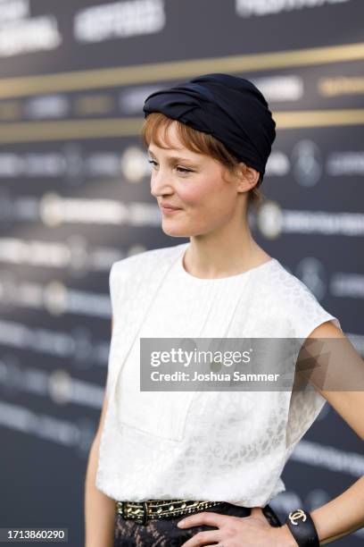 Vicky Krieps attends the photocall of "INGEBORG BACHMANN – REISE IN DIE WüSTE" during the 19th Zurich Film Festival at Kino Corso on October 02, 2023...