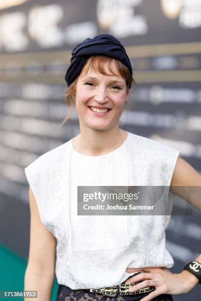 Vicky Krieps attends the photocall of "INGEBORG BACHMANN – REISE IN DIE WüSTE" during the 19th Zurich Film Festival at Kino Corso on October 02, 2023...