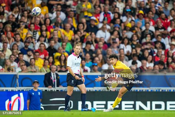 Romania Rugby Rwc Alin CONACHE of Romania during the 2023 Rugby World Cup Pool B match ...