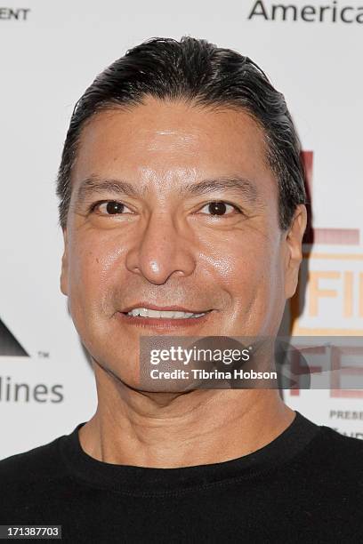 Gil Birmingham attends the 'Winter in the Blood' premiere at the 2013 Los Angeles Film Festival at Regal Cinemas L.A. Live on June 14, 2013 in Los...