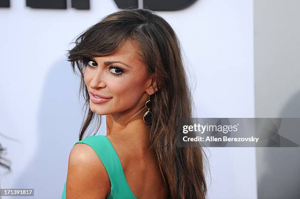 Karina Smirnoff attends the premiere of Columbia Pictures' "This Is The End" at Regency Village Theatre on June 3, 2013 in Westwood, California.