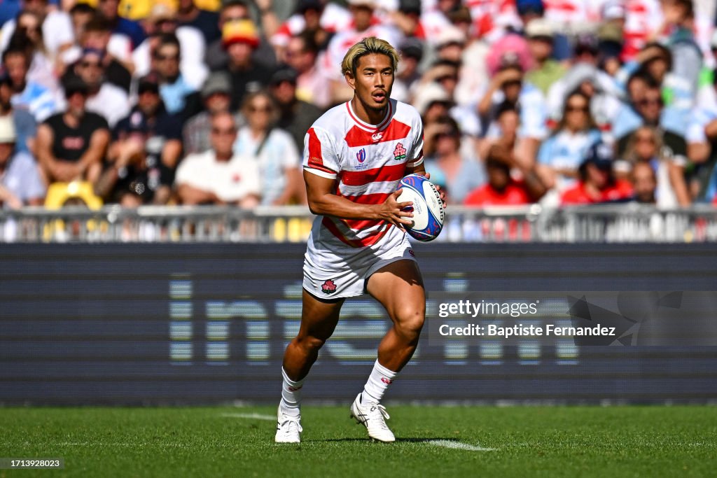 Japanese Captain Rugby Ryohei YAMANAKA of Japan during the 2023 Rugby World Cup Pool D ...
