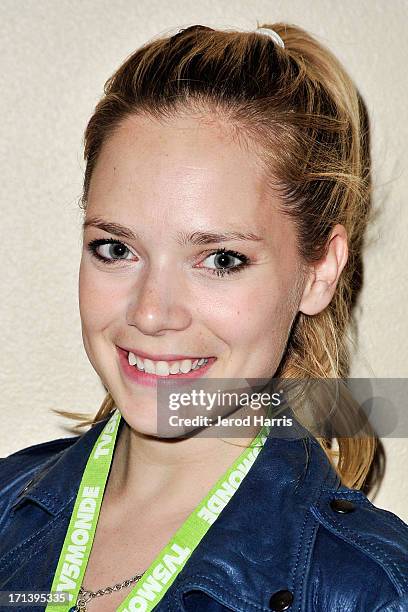 Actress Caitlin Mehner attends the Palm Springs ShortFest closing night gala on June 23, 2013 in Palm Springs, California.