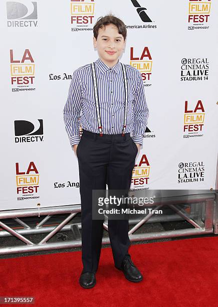 River Alexander arrives at the 2013 Los Angeles Film Festival "The Way, Way Back" closing night gala held at Regal Cinemas L.A. LIVE Stadium 14 on...