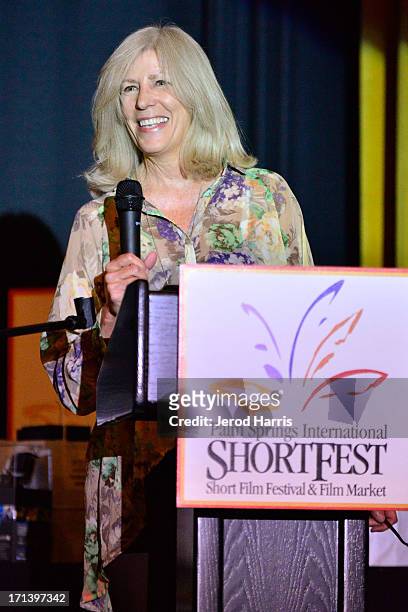 Betsey Sharkey attends the Palm Springs ShortFest closing night gala on June 23, 2013 in Palm Springs, California.