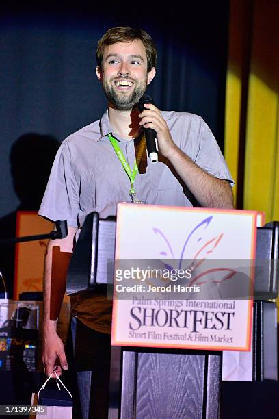 Filmmaker Daniel Leigh attends the Palm Springs ShortFest closing night gala on June 23, 2013 in Palm Springs, California.