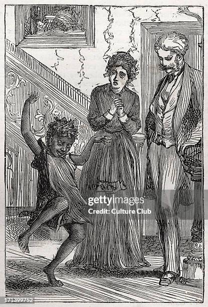 Harriet Beecher Stowe 's novel 'Uncle Tom's Cabin: A Tale of Life Among the Lowly' -. First published 1852. Illustration from early 20th century...