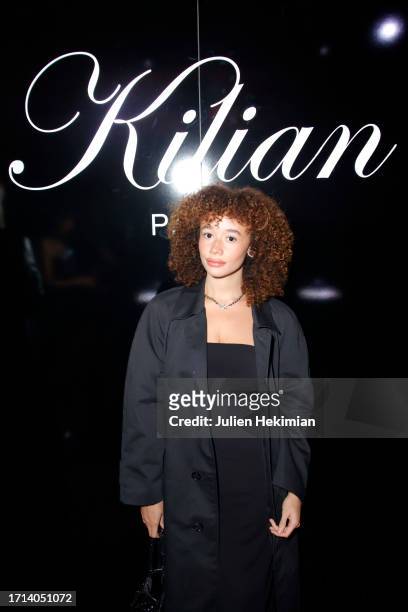 Talia Jackson attends the Kilian Paris Party as part of Paris Fashion Week at Mondaine de Pariso on October 02, 2023 in Paris, France.