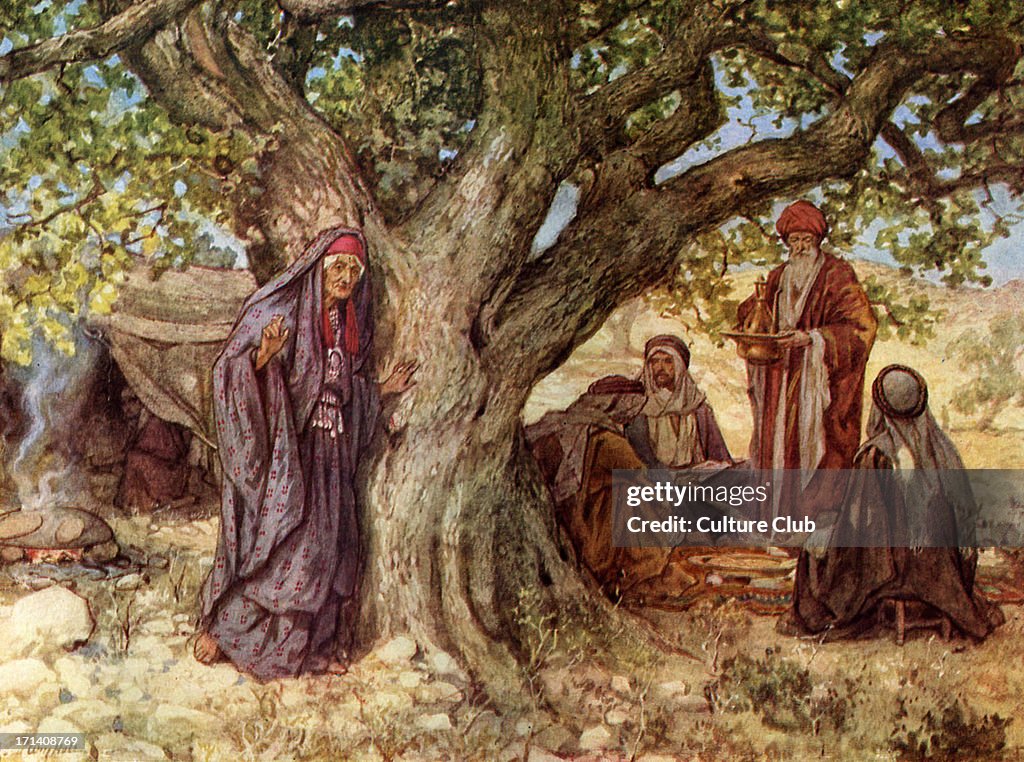 Genesis: Sarai overhearing the renewal of the promise